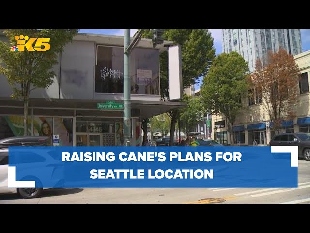 Raising Canes files plans for Seattle location