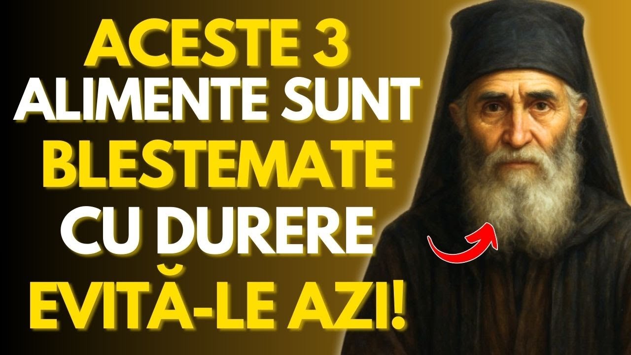 3 ALIMENTE pe care Sfântul Paisie le numea “PORȚI DESCHISE” către suferință, EVITĂ-le cât mai repede
