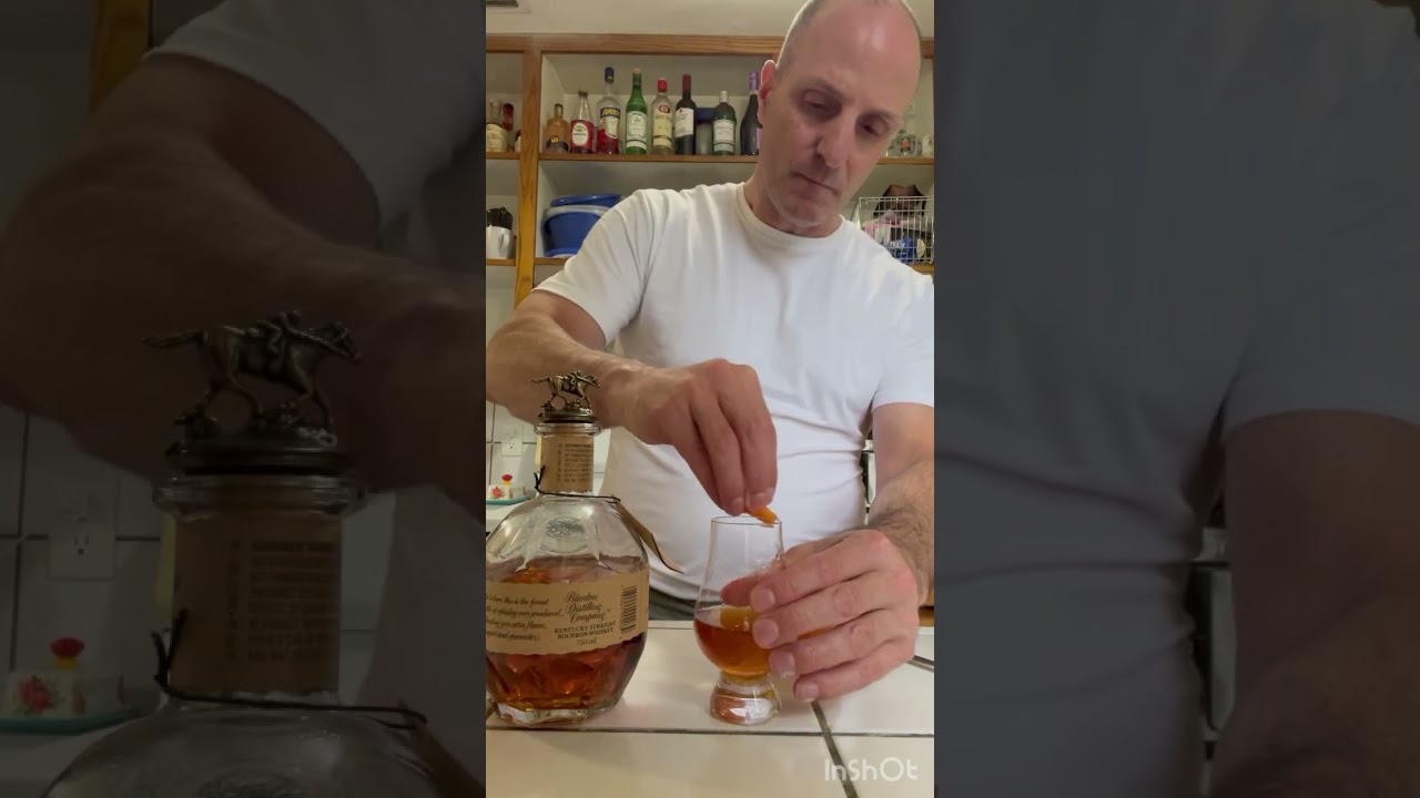 Blanton’s Old Fashioned & Perdomo Lot 23 Sun Grown cigar