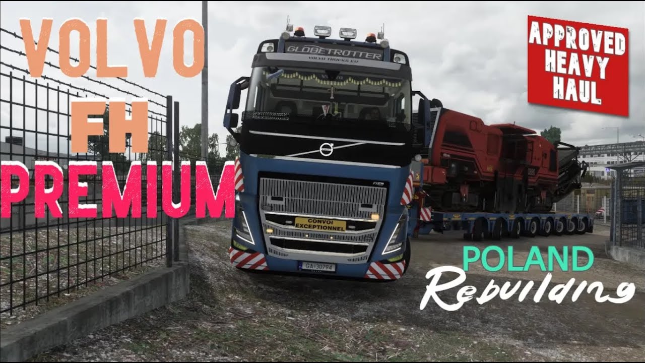 EP 3/3: Volvo FH5 by Sanax - Heavy Haul (Poland Rebuilding Map) | Euro Truck Simulator 2