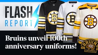 Boston Bruins Unveil 100th Anniversary Jerseys to Wear in 2023-24 - The  Hockey News