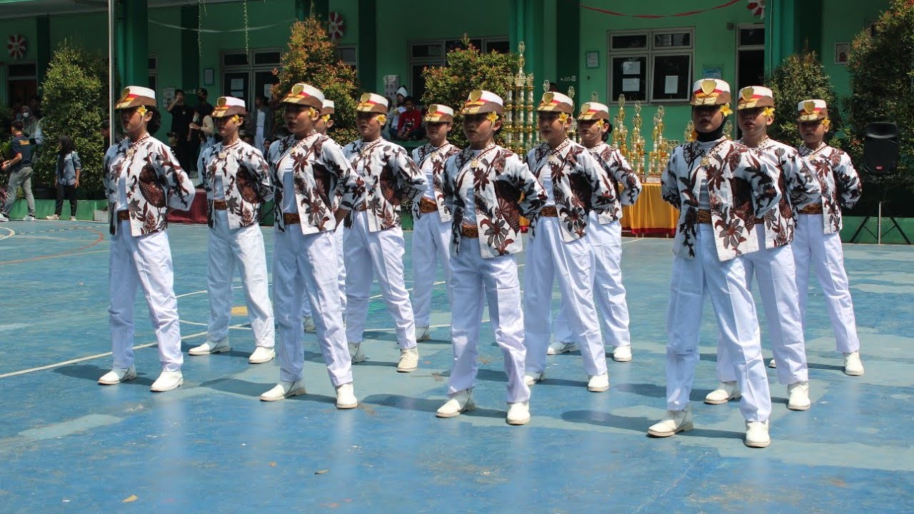 IMUT IMUT!! PENAMPILAN PASKIBRA SMPN 34 BEKASI A LKBB TELEGRAF 4.0