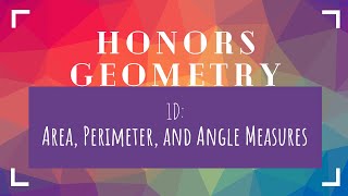 Geometry 1D