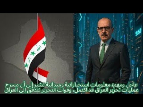 عاجل و مهم معلومات استخباراتية وميدانية مسرح عمليات تحريرالعراق اكتمل وقوات التحريرتتدفق على العراق