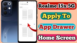 Realme 15x 5g App Drawer Setting Kaise On Kare // How To App Drawer Setting On Realme 15x 5g screenshot 4