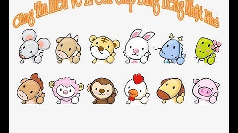 12 CON GIÁP BẰNG TIẾNG NHẬT