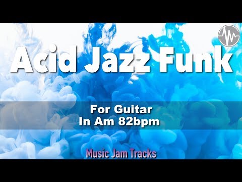 acid-jazz-funk-jam-for【guitar】a-minor-82bpm-no-guitar-backingtrack