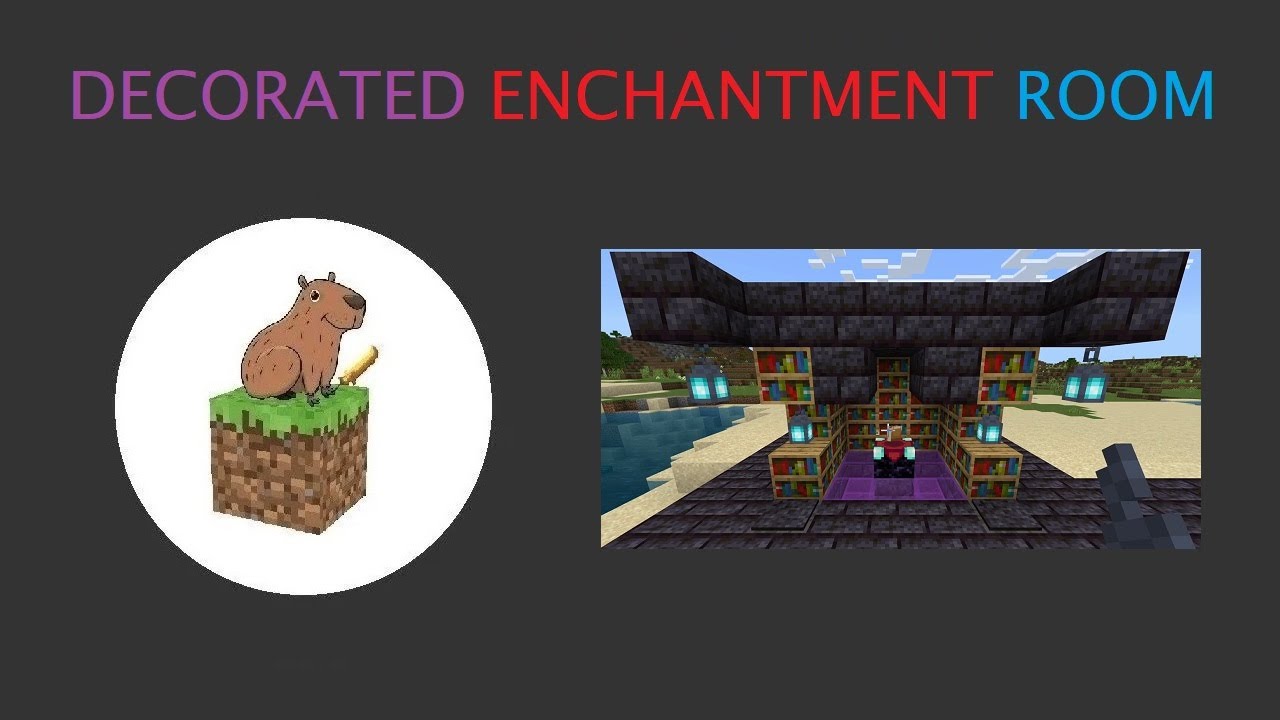 How to build a Decorated Enchantment Room with XP Dispensers