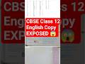 CBSE Class 12 English Copy EXPOSED 😱 | 95+ Marks Answer Sheet Revealed 2026 😱💯 #Viral #shorts #cbse