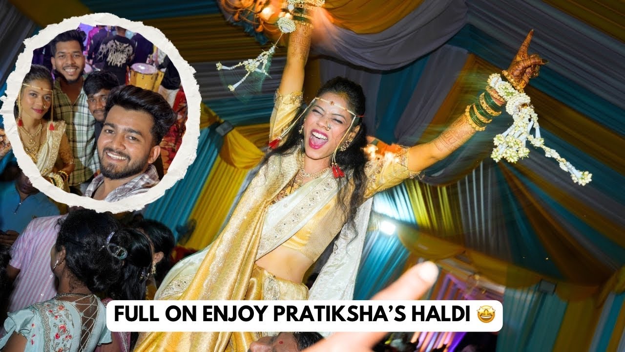 Pratikska च्या हळदीला केली खूप मज्या 😍😍||daliyvlogs 