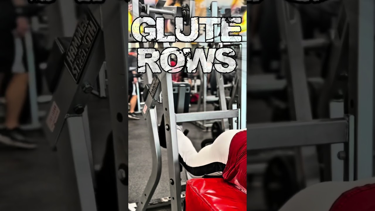 GLUTE ROWS #glutes #workout #motivation #muscle #workouttips