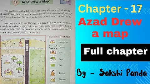 Class - 4 Environmental Studies Chapter -17(Azad drew a map) full chapter।। Sakshi Panda।।