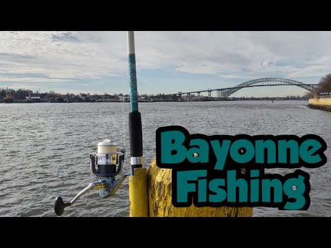 Winter Fishing the Kill van Kull in Bayonne