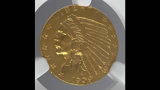 1909 Indian Head Gold Quarter Eagle UNC Details NGC - Obverse