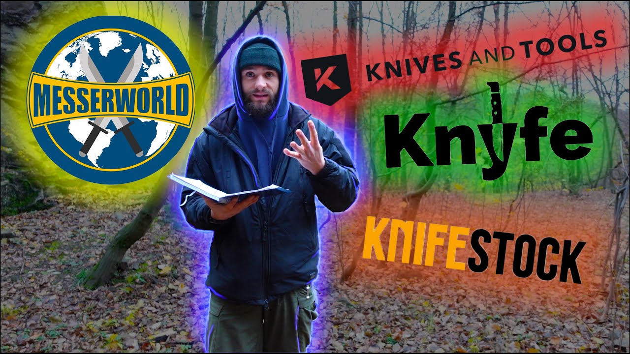 Messershop Vergleich Knifestock / Knivesandtools / Knyfe / Messerworld
