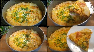 Unique And Easy Breakfast Recipe | Potato Minced Omelette
