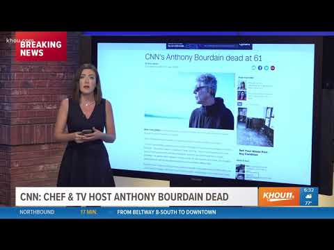 CNN" Chef, TV host Anthony Bourdain dead from apparent suicide