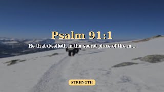 When You Feel Weak, Read This | Psalm 91:1 #shorts