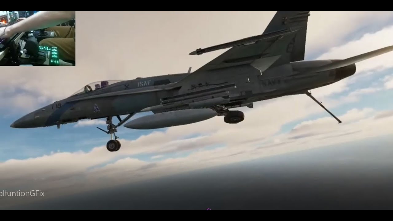 DCS F/A-18C In Flight Gear Malfunction Fix