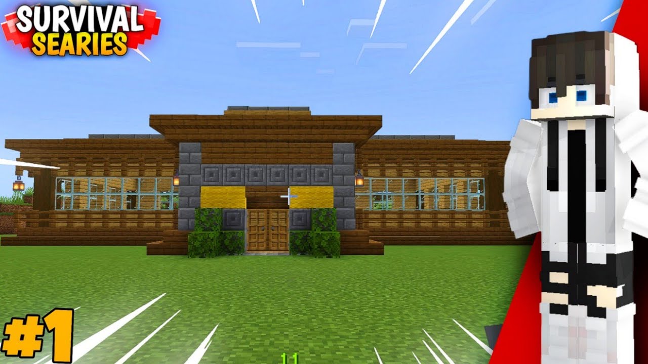 JUST A NEW BEGINNING | MINECRAFT PE SURVIVAL SERIES EPISODE #1 - YouTube