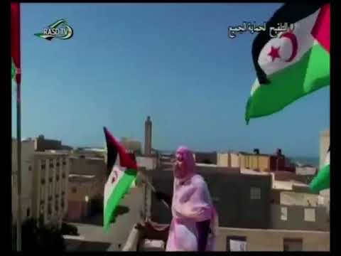 مراسلتي للتلفزه الوطنيه الصحراوية 