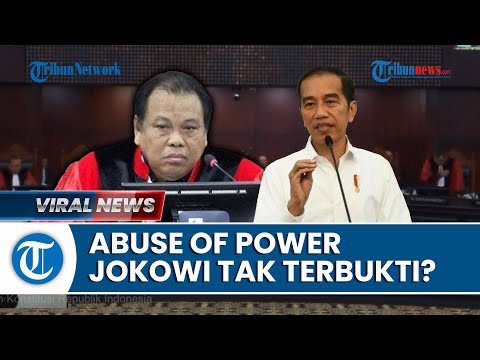 Hakim Arief Hidayat: Pelanggaran Berat Etik Tak Jadi Bukti Cukup Meyakinkan Abuse of Power Presiden