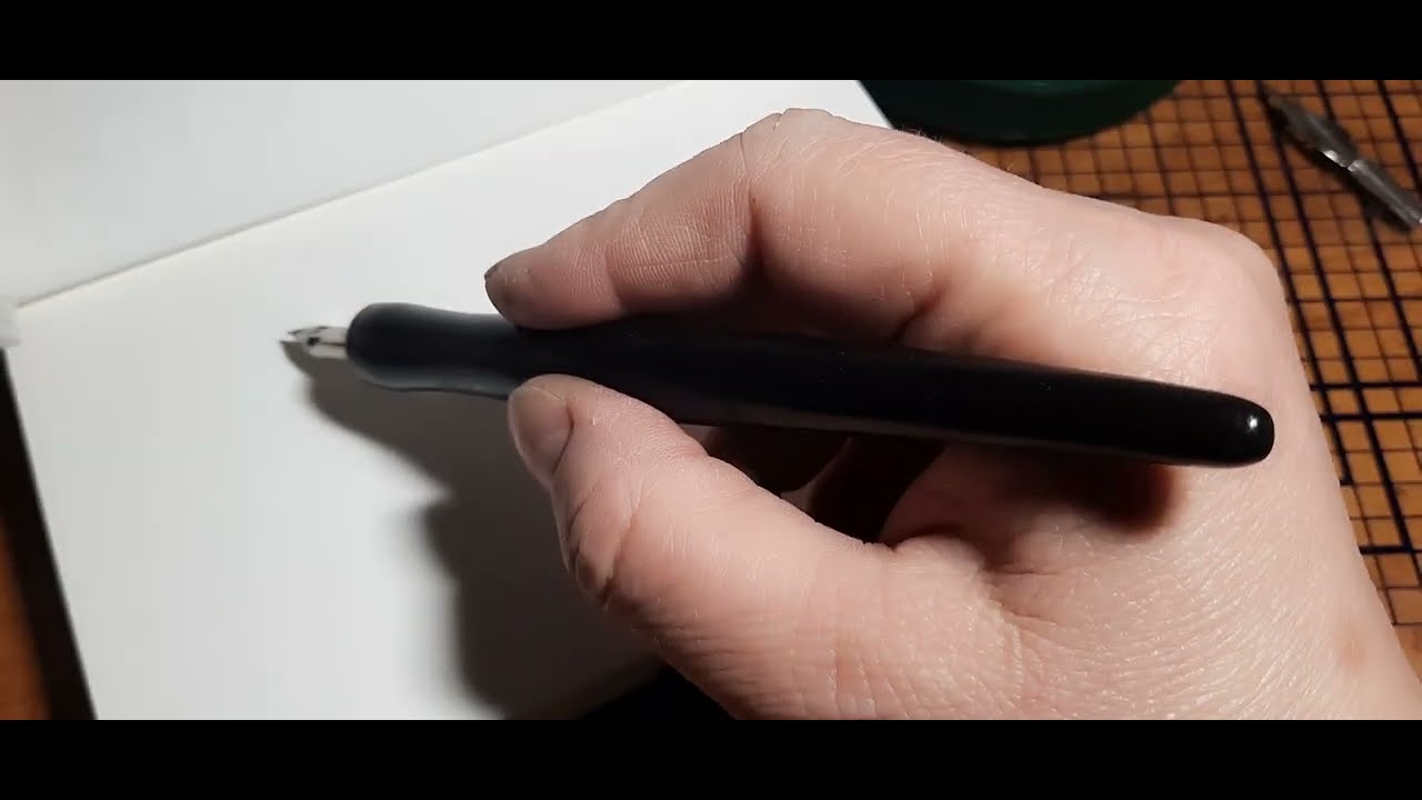 Dip pen and ink review. Master's Touch Hobby Lobby brand. 