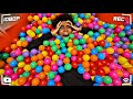 Trapping my angry girlfriend in a room full of 100000 balls   gone wrong 