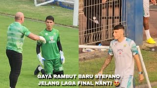 Gaya rambut anyar Stefano Beltrame!! Persiapan PERSIB jelang final Championship Series vs Madura Utd