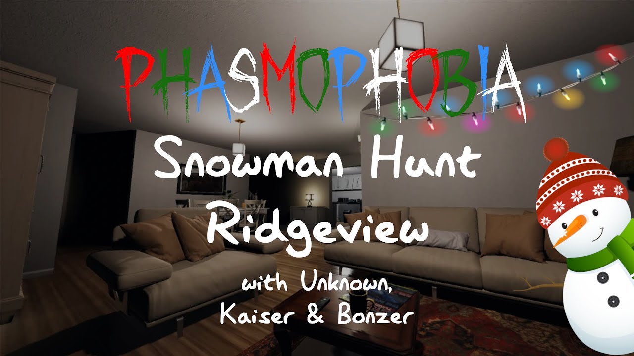 Phasmophobia Holiday Event Snowman Hunt on Ridgeview YouTube