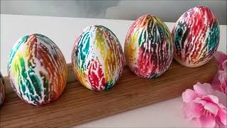 ✨ Как красиво покрасить яйца на пасху всего за 10 минут✨