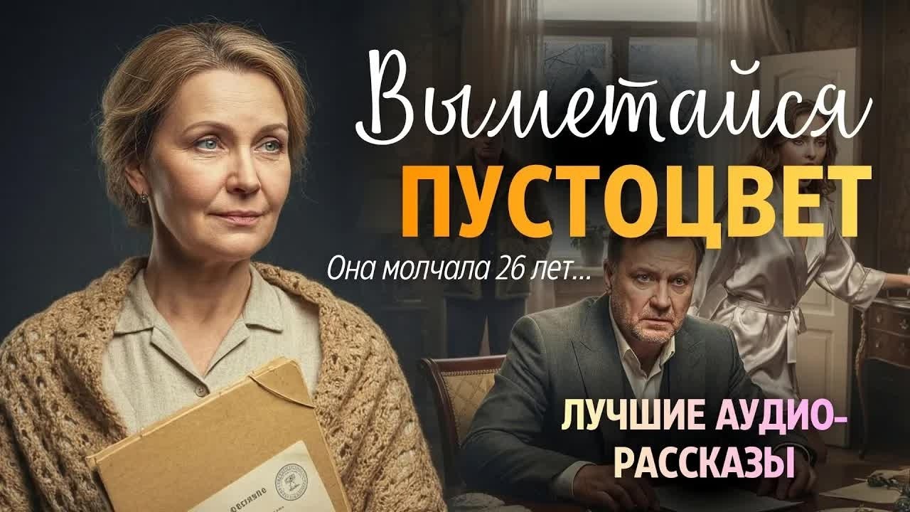 «ВЫМЕТАЙСЯ, ПУСТОЦВЕТ!»： Муж не знал, какую страшную тайну она хранила 26 лет... Аудио рассказ