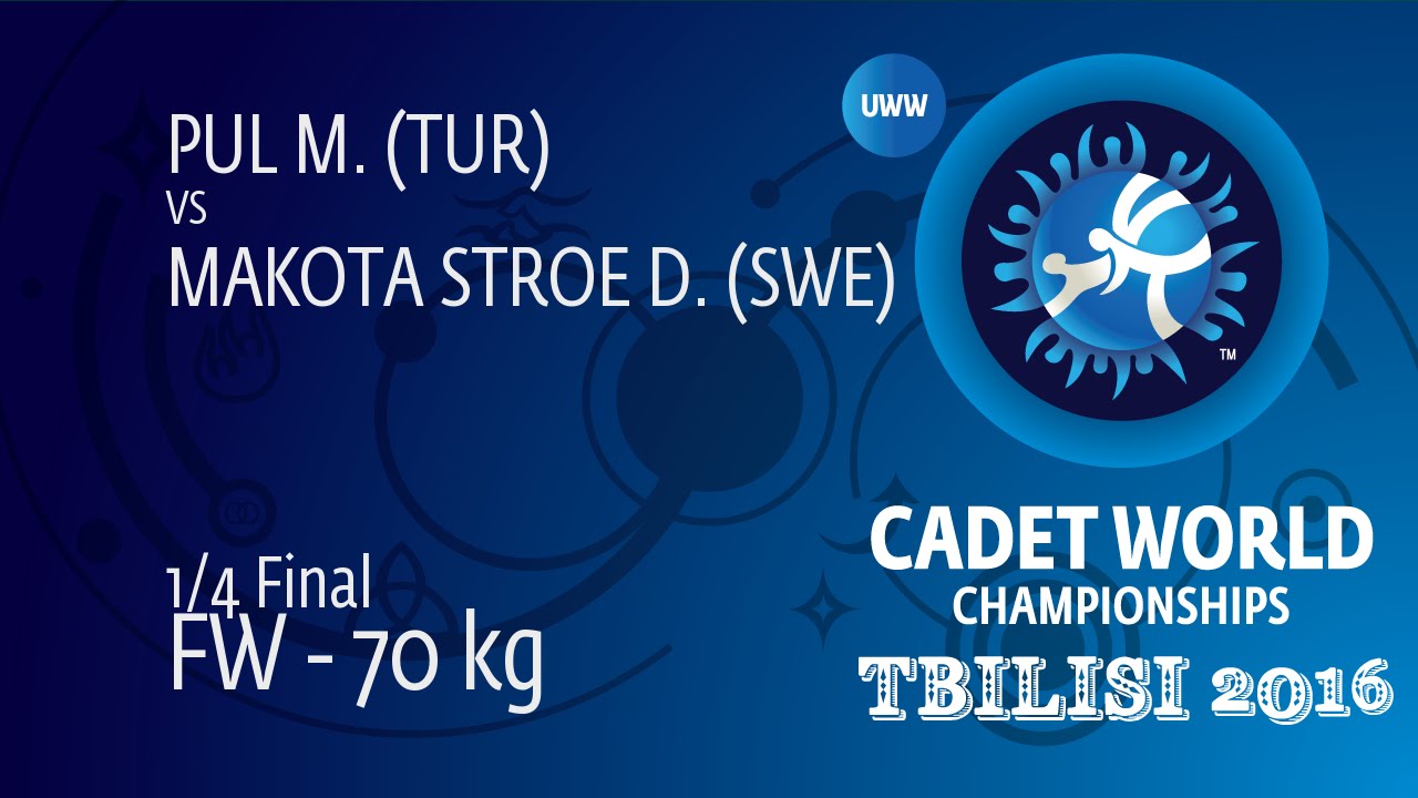 1/4 FW - 70 kg: D. MAKOTA STROE (SWE) df. M. PUL (TUR) by TF, 10-0