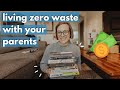 HOW TO LIVE ZERO WASTE AS A TEEN // living zero waste with your parents/roommates