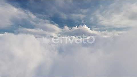 Fly Above Clouds | Motion Graphics - Envato elements