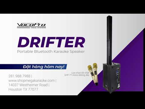 *Vietnamese* VocoPro Drifter Bluetooth Karaoke PA Speaker Loa kẹo kéo Karaoke