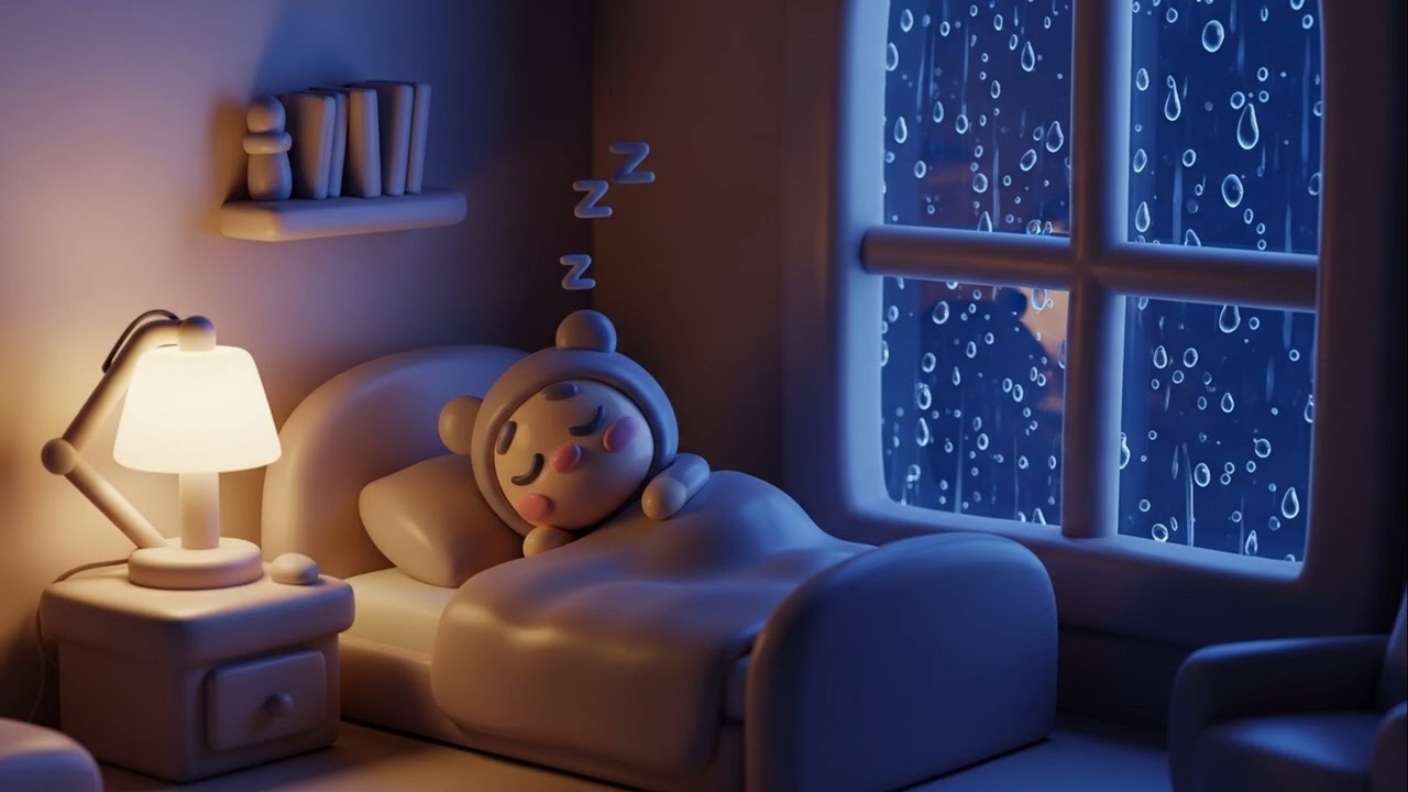Gentle Rain 💧 Neural Clarity & Restful Night [4K]