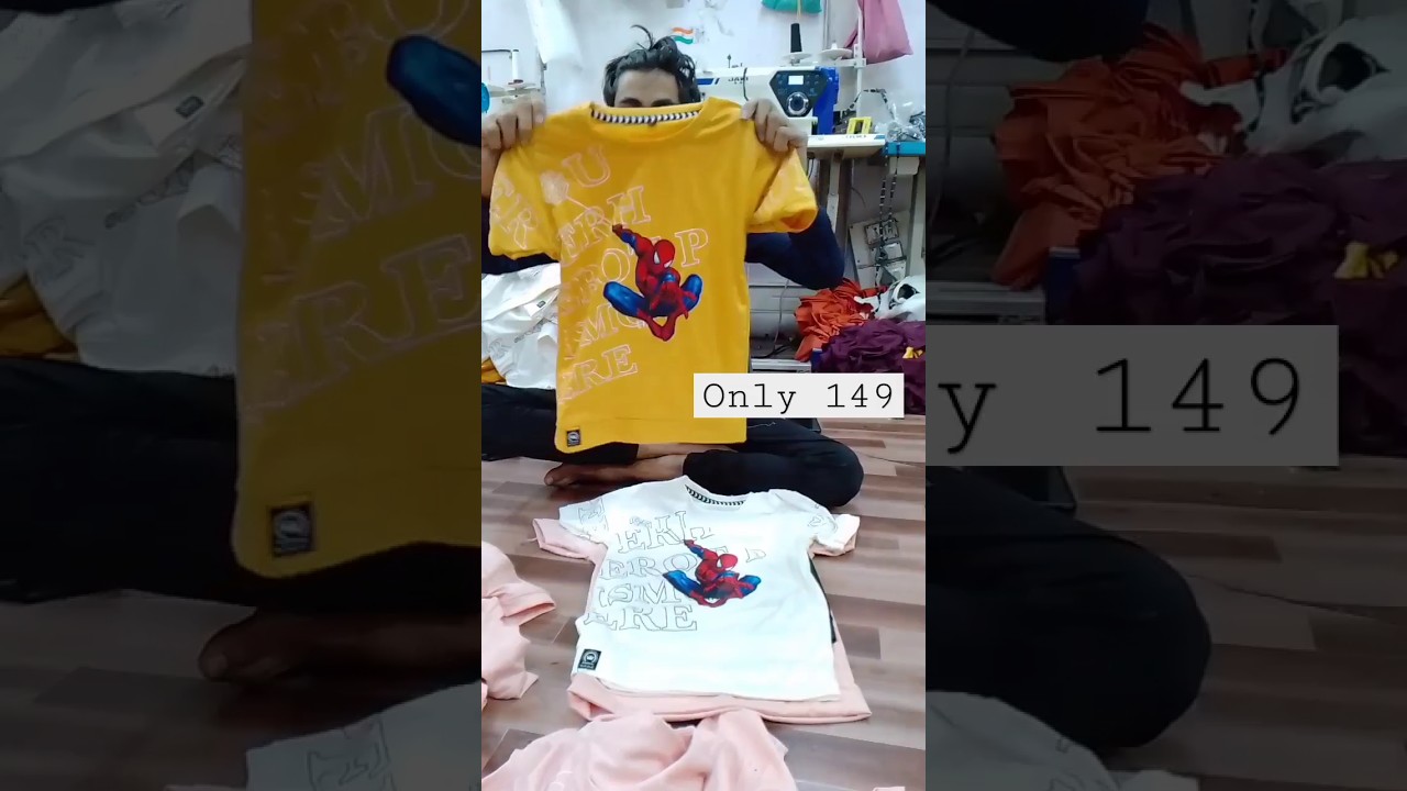 new design tshirt spider man 😱🕷️👕 only 149 