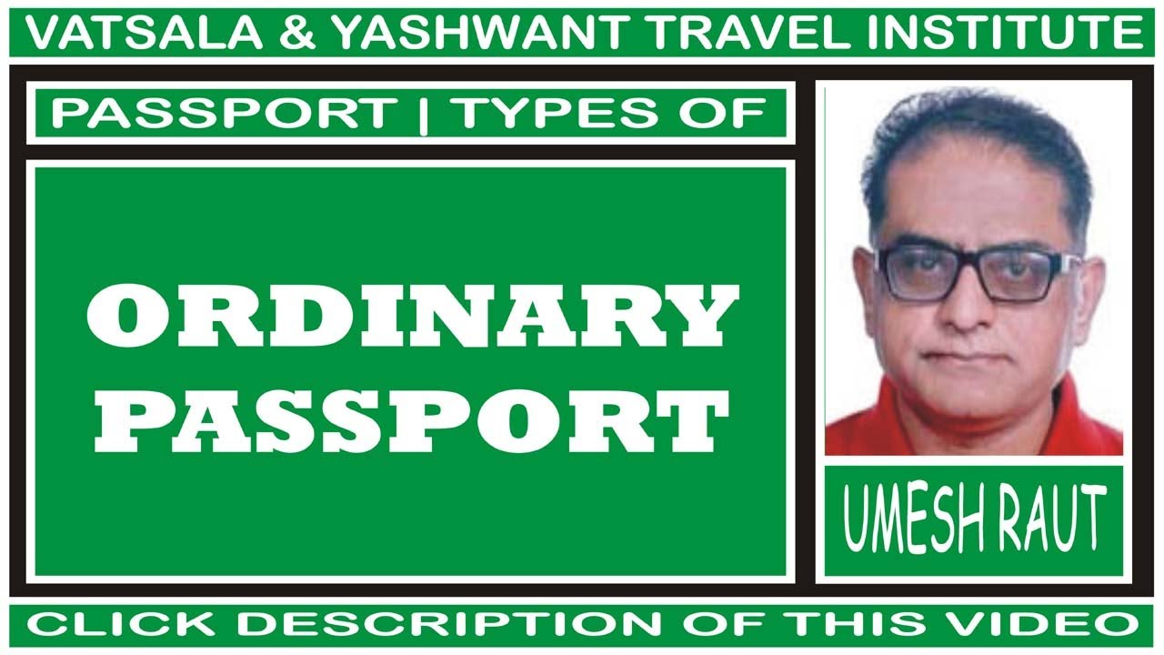 ORDINARY PASSPORT PASSPORT TYPES OF YouTube