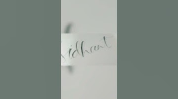 Calligraphy 💛 of Sidhant #shorts #youtubeshorts #ytshorts #calligraphy #sidhant #requestedvideo 💜🖤💖