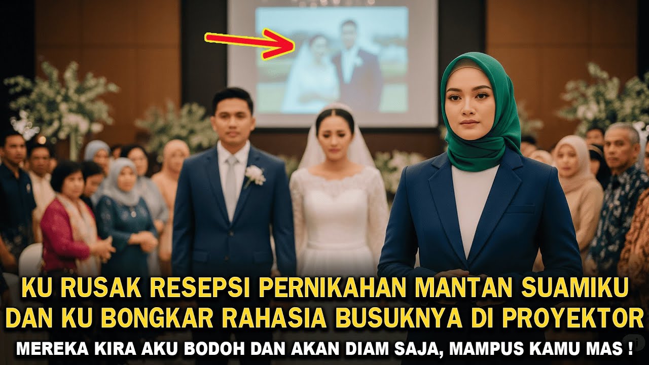 KU RUSAK PESTA RESEPSI MANTAN SUAMI DAN ISTRI BARUNYA DAN KU BONGKAR KESUSUKAN MEREKA DI LAYAR LEBAR