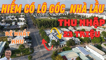 Lô Góc 2 Mặt Tiền Có Sẵn 7 Kiosk | Thu 23 Triệu/Tháng – lô góc dòng tiền Bình Dương