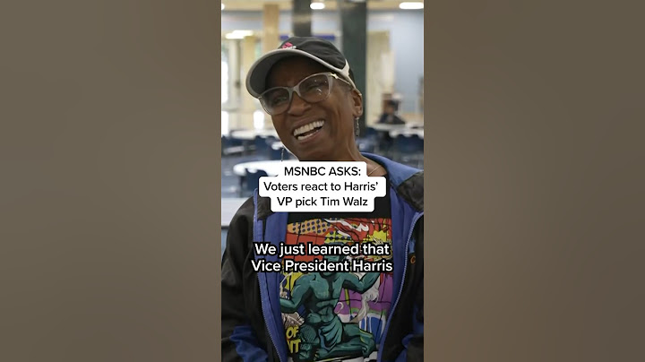 MSNBC ASKS: Voters react to Harris' VP pick Tim Walz