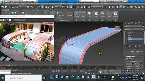 3dsmax Tutorials, Tutorial on Modeling a Stylish Swimming Pool in 3dsmax