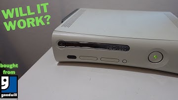 I bought an Xbox 360 from goodwill