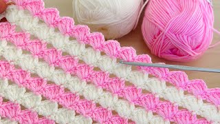 easy crochet for beginners/crochet baby blanket/baby cardigan design/ bebek battaniye/how to crochet