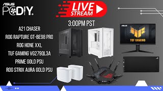 PCDIY Show #110 GT-BE98 Pro WiFi 7 router, A21 chaser case, ATX 3.0 PSU, Monitors, Keyboards & More!