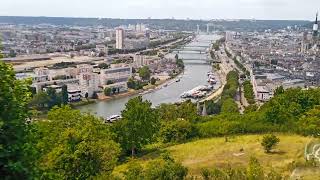 Vue Panoramique Sur Rouen