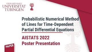 AISTATS2022: Probabilistic Numerical Method of Lines for Time-Dependent PDEs