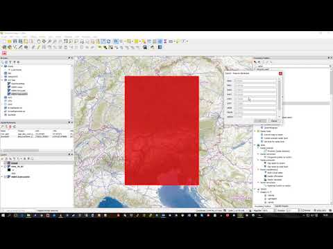 QGIS Layer Extent tool for Raster and Vector layers